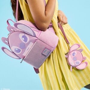 Loungefly Disney Angel from Lilo & Stitch mini backpack with matching coin purse